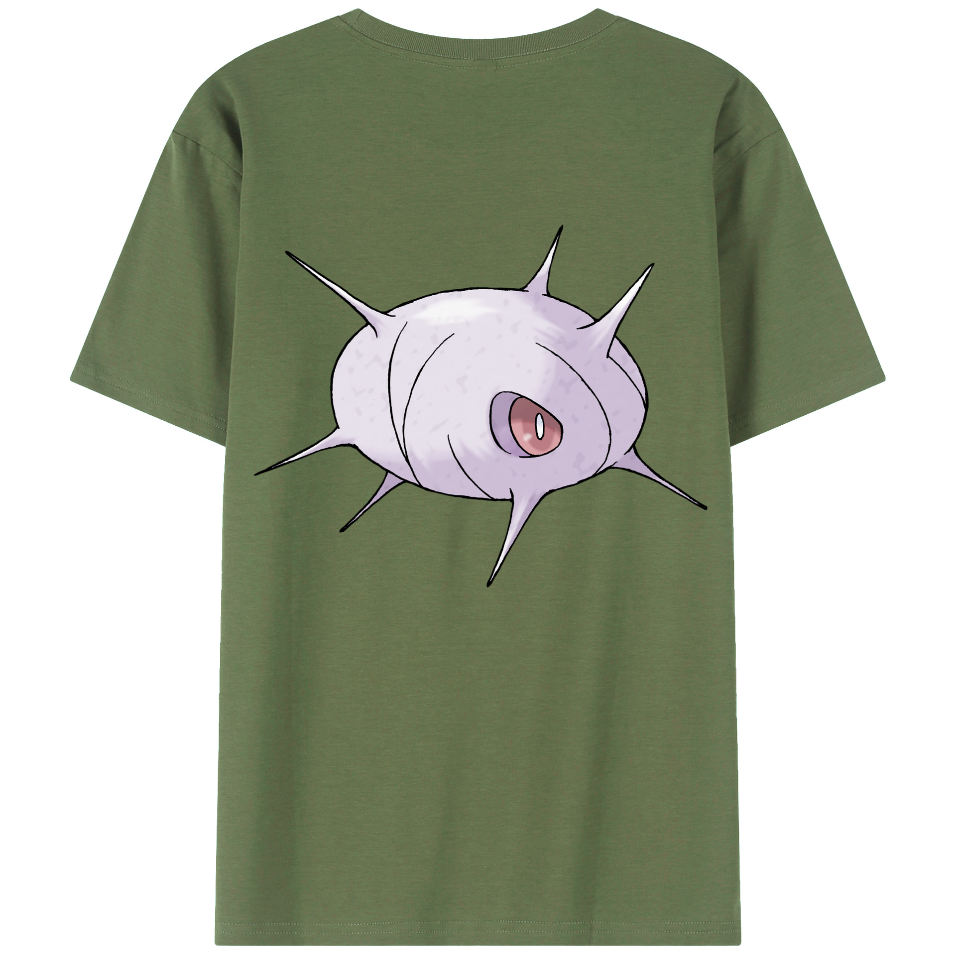 （画像用） ポケットモンスター Pokémon 綿100％ メンズ半袖Tシャツ（バックプリント） 通気性
